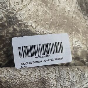 Aa Studio Textured Cream Pillow Covers